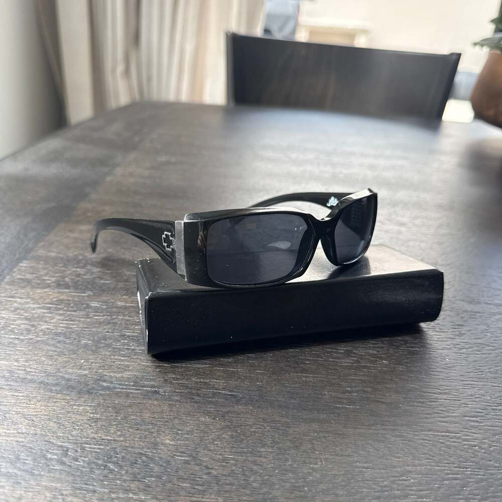 Spy Optic Sidney Black Rectangular Sunglasses Mad… - image 1